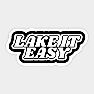 Lake Life Sticker